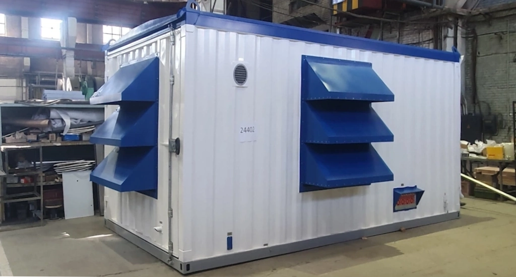 Дизельный генератор 0,4 кВ Yuchai в утепленном контейнере Дизельный генератор 0,4 кВ Yuchai в утепленном контейнере 320 квт